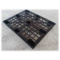 Nestable Plastic Pallet (Black) - Size: 1200mm x 800mm x 140mm